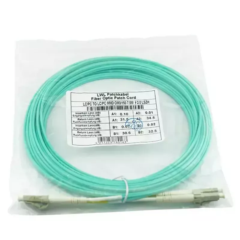BlueOptics BK838A-BO InfiniBand fibre optic cable 1 m LC Aqua