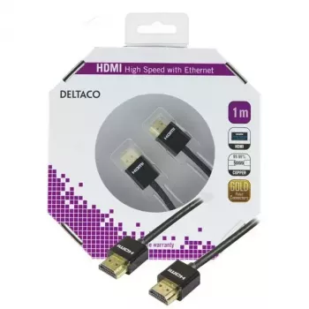 HDMI Cable Deltaco HDMI-1091 1m