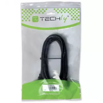 Techly USB 2.0 Cable A male / B male Angled 3m ICOC U-AB-30-ANG