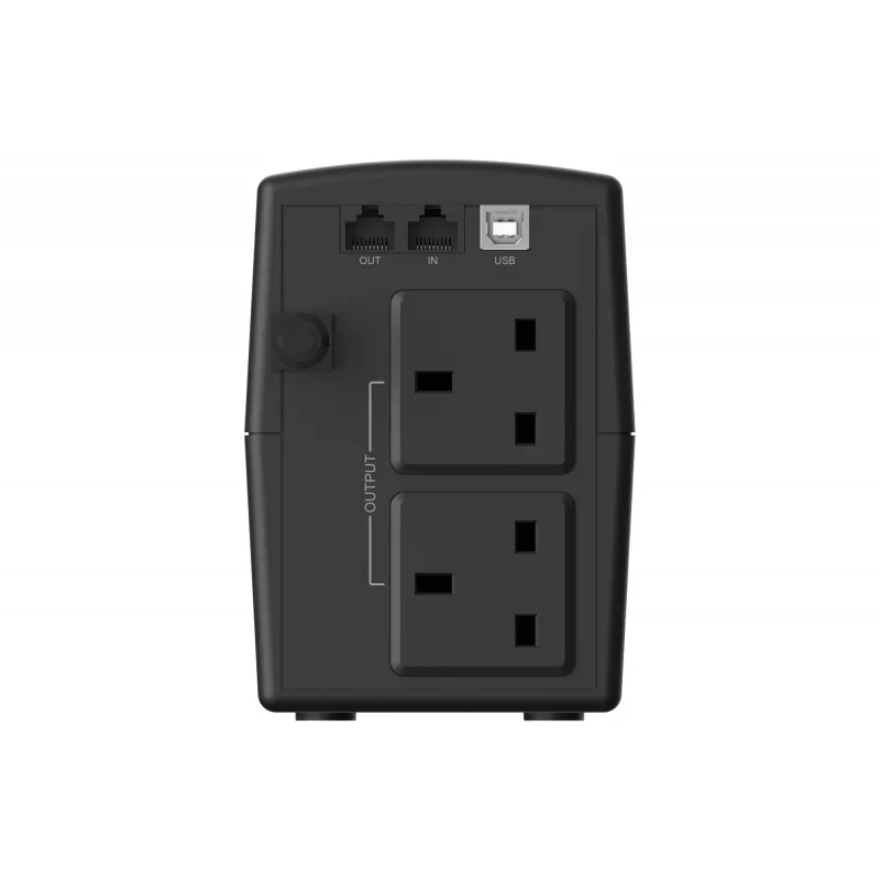 Conceptronic ZEUS02G 850VA 480W UPS, UK socket x 2, HID USB, RJ45 In/Out, AVR