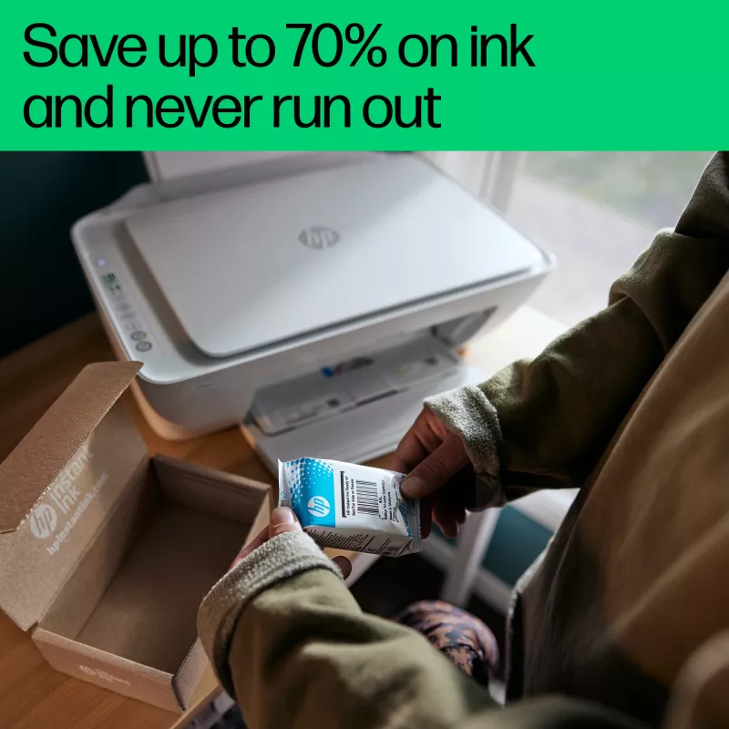 HP DeskJet 2821e Wireless All-in-One Color Printer, Instant Ink; Copier, Scanner