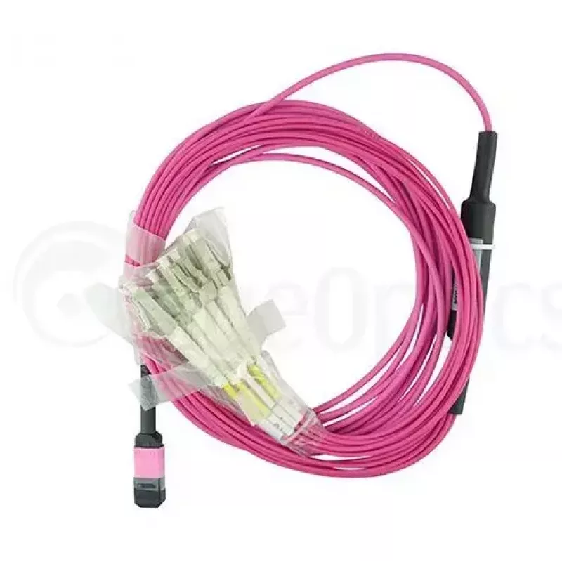 BlueOptics EMC CBL-MPO12-4LC-OM4-2M Fibre Optic Cable MPO 4x LC 2m