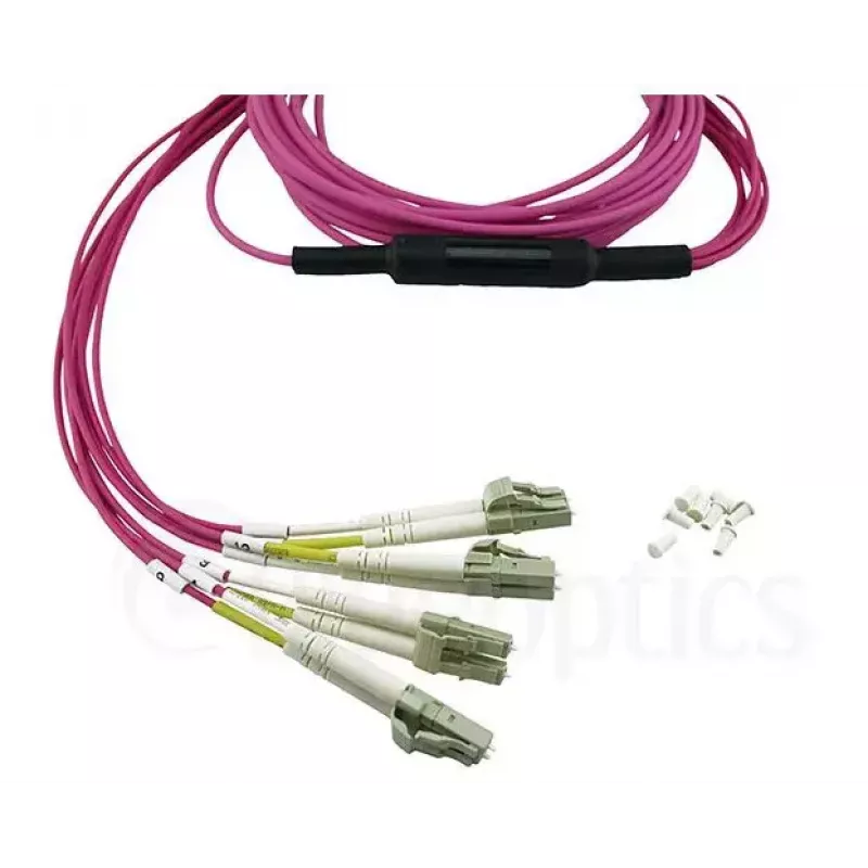 BlueOptics EMC CBL-MPO12-4LC-OM4-2M Fibre Optic Cable MPO 4x LC 2m