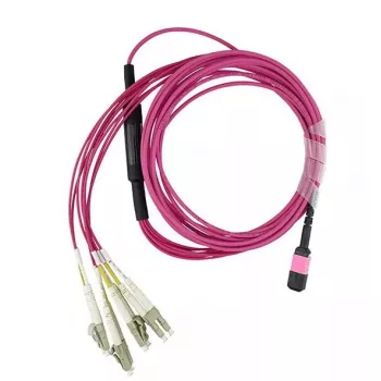 BlueOptics EMC CBL-MPO12-4LC-OM4-2M Fibre Optic Cable MPO 4x LC 2m