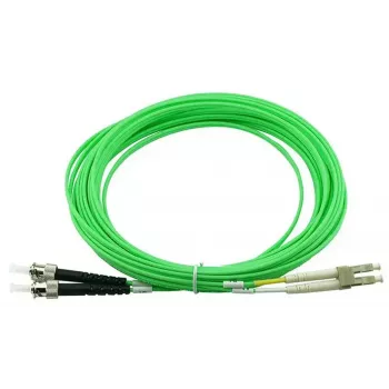 Fibre optic cable BlueOptics SFP3133GU2MK LC ST OM5 2 m Lime