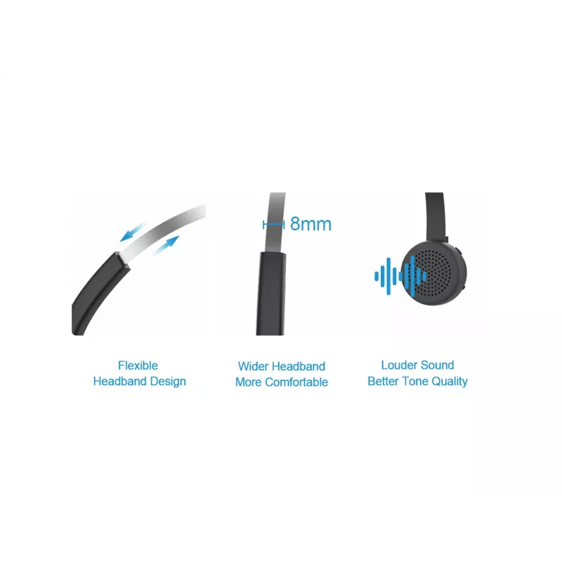 Conceptronic POLONA Wireless Bluetooth Headset with Charging Dock & Bluetooth USB Audio Adapter