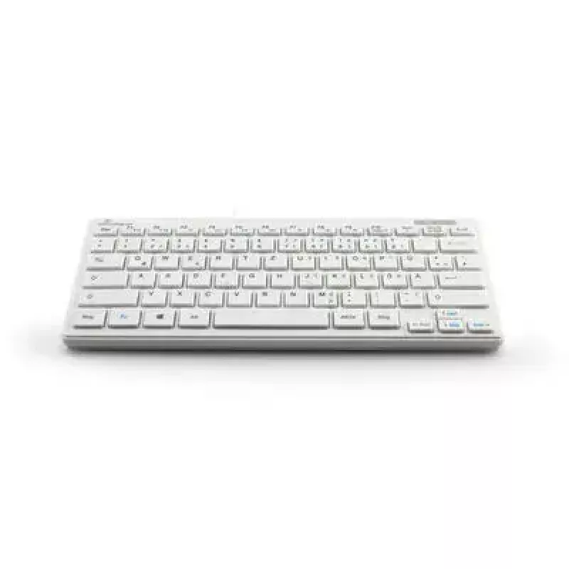 Keyboard MediaRange MROS113 Office USB QWERTZ German White