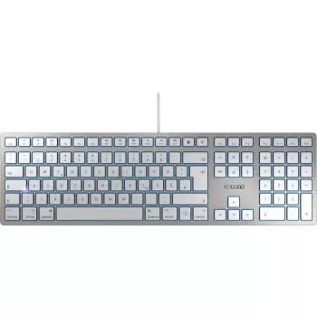 CHERRY KC 6000 SLIM FOR MAC keyboard Office USB QWERTY US English Silver
