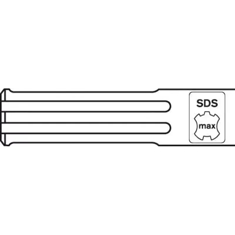 Bosch 2 608 690 004 SDS-max earth driving rod, 13 x 260 mm