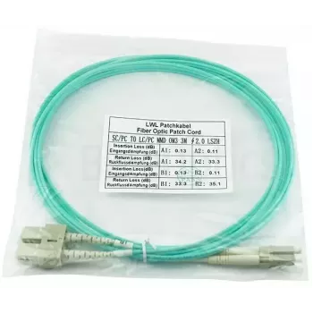 BlueOptics InfiniBand Fibre Optic Cable 5m 2x LC 2x SC LC/APC