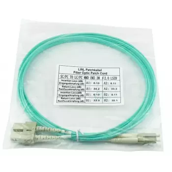 BlueOptics SFP3132EU1MK InfiniBand fibre optic cable 1 m LC SC Aqua