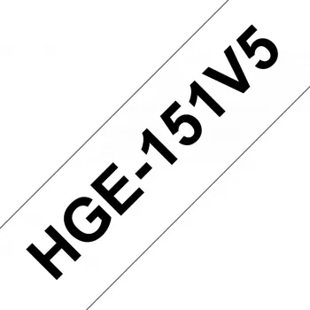 Label-making tape Brother HGE-151V5 — black, compatible with PT-9500PC / PT-9700PC / PT-9800PCN / RL-700S