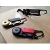 Key carabin TROIKA KTL26-RD Black Red