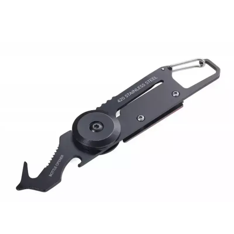 Key carabin TROIKA KTL26-RD Black Red