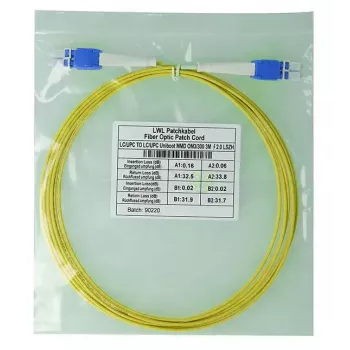 BlueOptics SFP8181BU1MK InfiniBand fibre optic cable 1 m LC Yellow