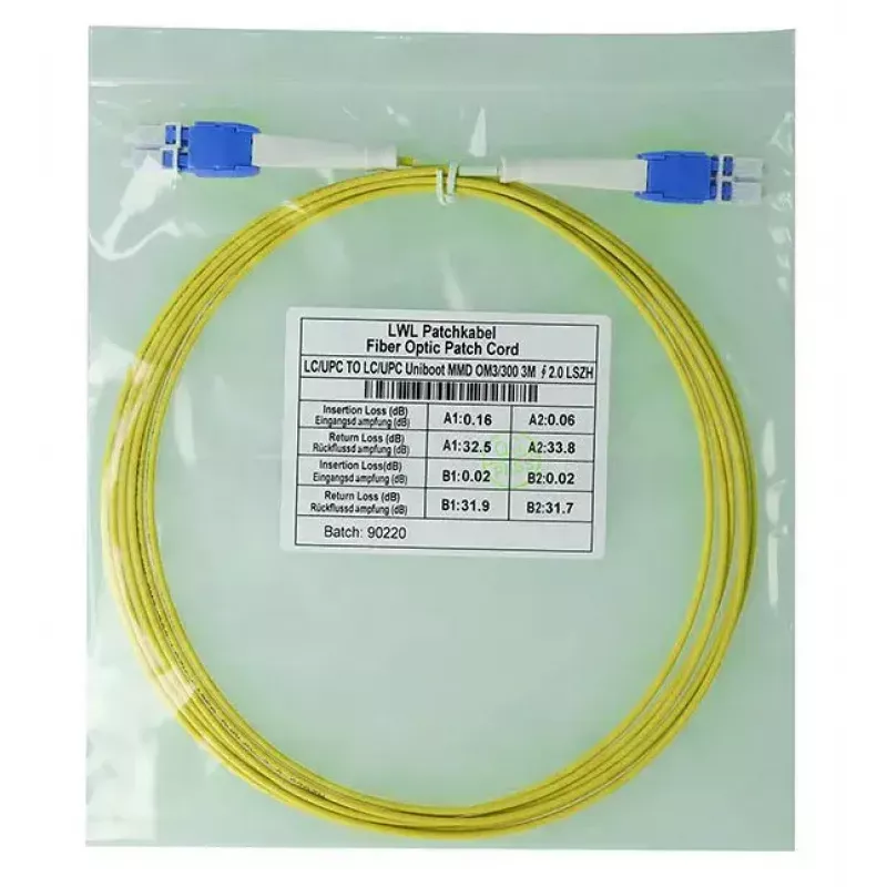 BlueOptics SFP8181BU1MK InfiniBand fibre optic cable 1 m LC Yellow