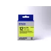 Epson Label Cartridge Fluorescent LK-4YBF Black/Yellow 12mm (9m)