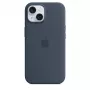 Silicone Case Cover Apple iPhone 15 MagSafe Storm Blue