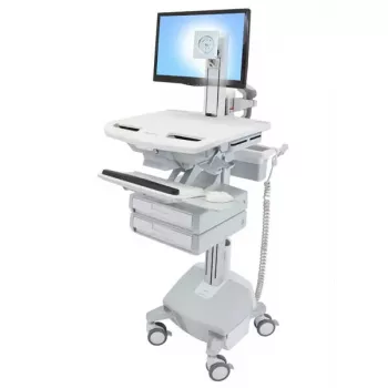 Multimedia cart Ergotron StyleView Aluminium Grey White