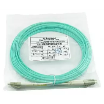 InfiniBand fibre optic cable BlueOptics 050502K512000001M 1 m 2x LC LC/APC Green