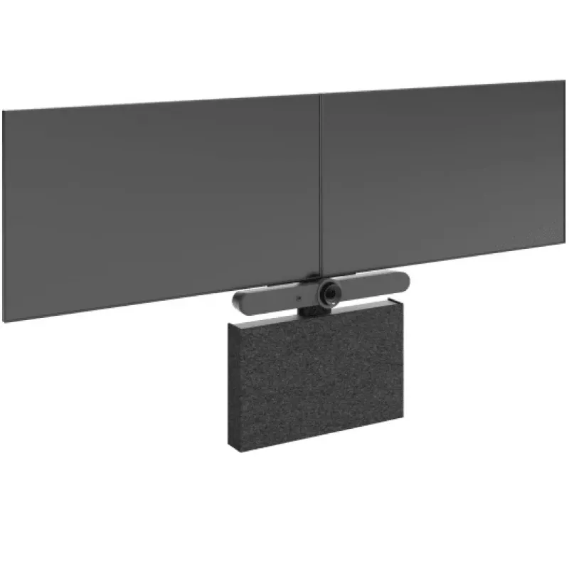 Chief Fusion Storage Cabinet FCASTC – Lockable AV Equipment Enclosure for Fusion Mounts, 30 kg Capacity, Fits 127 cm to 2.18 m Displays, Black