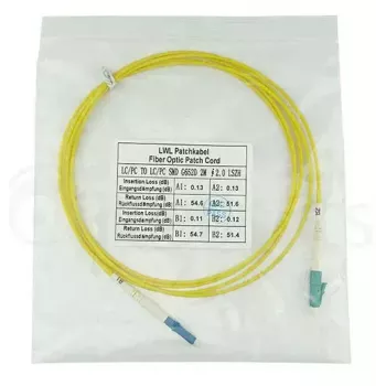 BlueOptics SFP2121BU3MS InfiniBand fibre optic cable 3 m LC Yellow