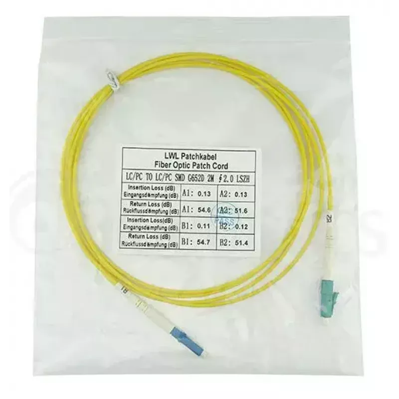 BlueOptics SFP2121BU3MS InfiniBand fibre optic cable 3 m LC Yellow