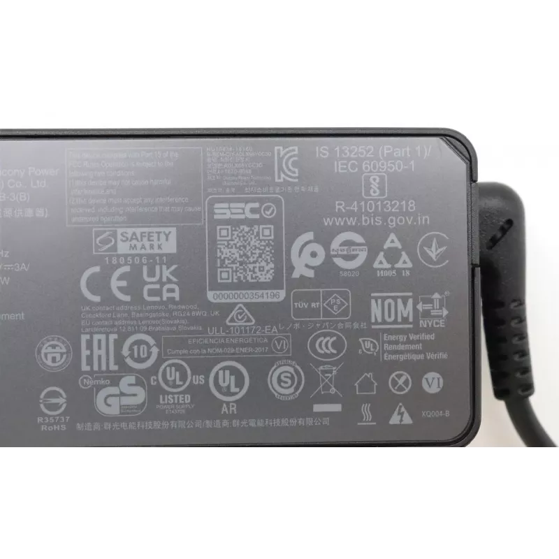 Lenovo 5A11E21011 power adapter/inverter Indoor 45 W Black
