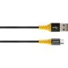 USB Cable Schwaiger WKUM10 511 1.2m USB A Micro-USB B Black Yellow
