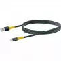 USB Cable Schwaiger WKUM10 511 1.2m USB A Micro-USB B Black Yellow