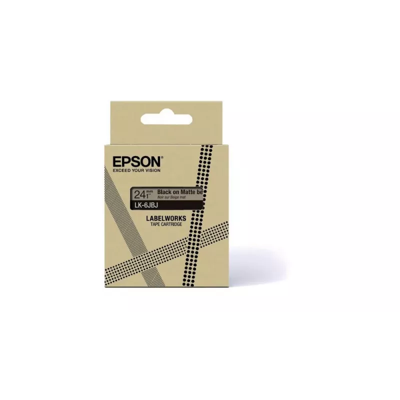 Epson LK-6JBJ Beige, Black
