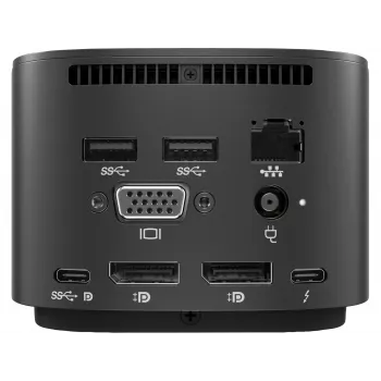 HP Thunderbolt Dock G2 with Combo Cable Wired Black