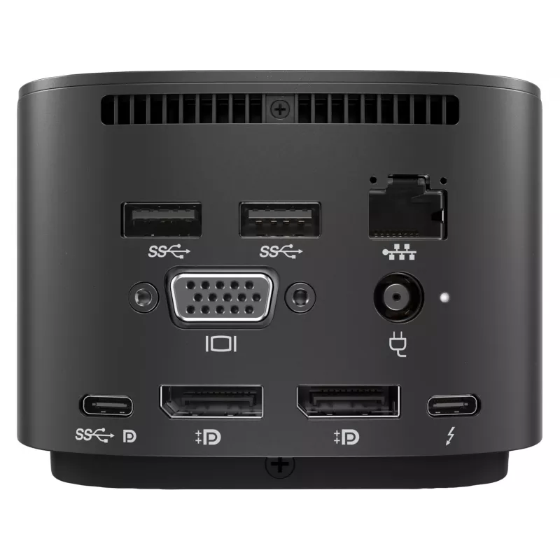 HP Thunderbolt Dock G2 with Combo Cable Wired Black