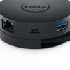 DELL Mobile Adapter DA300 Wired USB 3.2 Gen 2 (3.1 Gen 2) Type-C Black