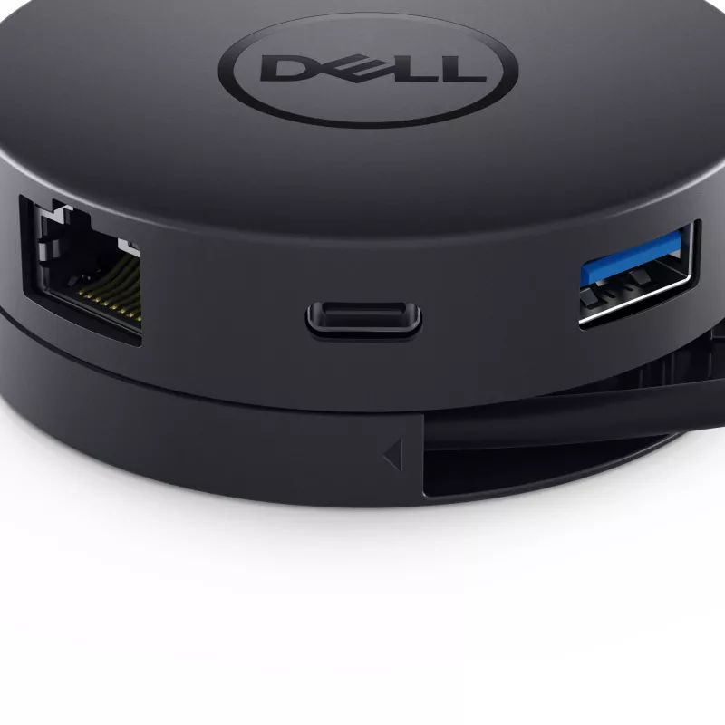 DELL Mobile Adapter DA300 Wired USB 3.2 Gen 2 (3.1 Gen 2) Type-C Black