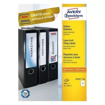 Self-adhesive label Avery L4761-100 Rounded rectangle