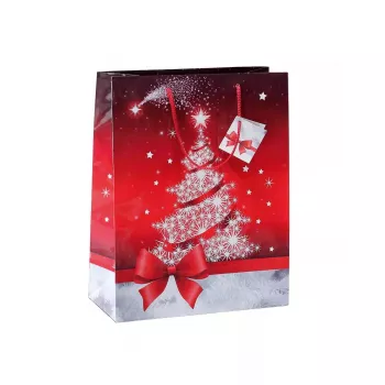 Paper bag Sigel GT023 Red White