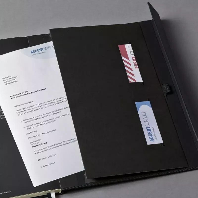 Writing notebook Sigel CONCEPTUM 194 sheets Black
