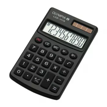 Basic Calculator Olympia LCD 1110 Pocket Black