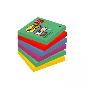 Sticky Notes Staples 3M 654 Rectangle 76×76 mm Multicolour 90 sheets