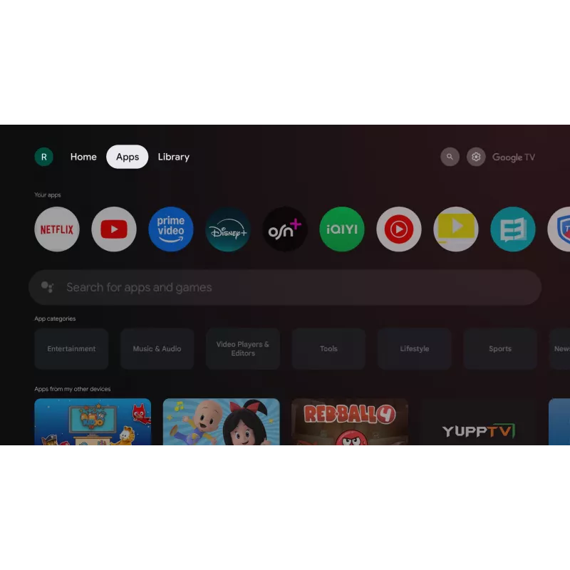 TORNADO 55UA3400X | 55” Frameless 4K UHD Google TV with HDR10 and HLG