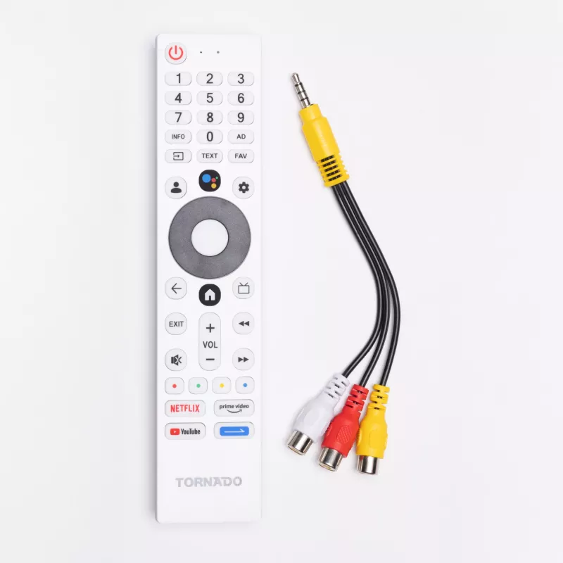 TORNADO 55UA3400X | 55” Frameless 4K UHD Google TV with HDR10 and HLG