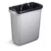 Waste container Durable 1800503050 Rectangular Plastic Grey Width 590 mm Depth 282 mm Height 600 mm