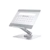 Conceptronic DONN27G, Laptop stand, Silver, Aluminium, 360°, USB 3.2 Gen 1 (3.1 Gen 1) Type-C, 5000 Mbit/s