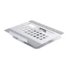 Conceptronic DONN27G, Laptop stand, Silver, Aluminium, 360°, USB 3.2 Gen 1 (3.1 Gen 1) Type-C, 5000 Mbit/s