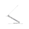 Conceptronic DONN27G, Laptop stand, Silver, Aluminium, 360°, USB 3.2 Gen 1 (3.1 Gen 1) Type-C, 5000 Mbit/s