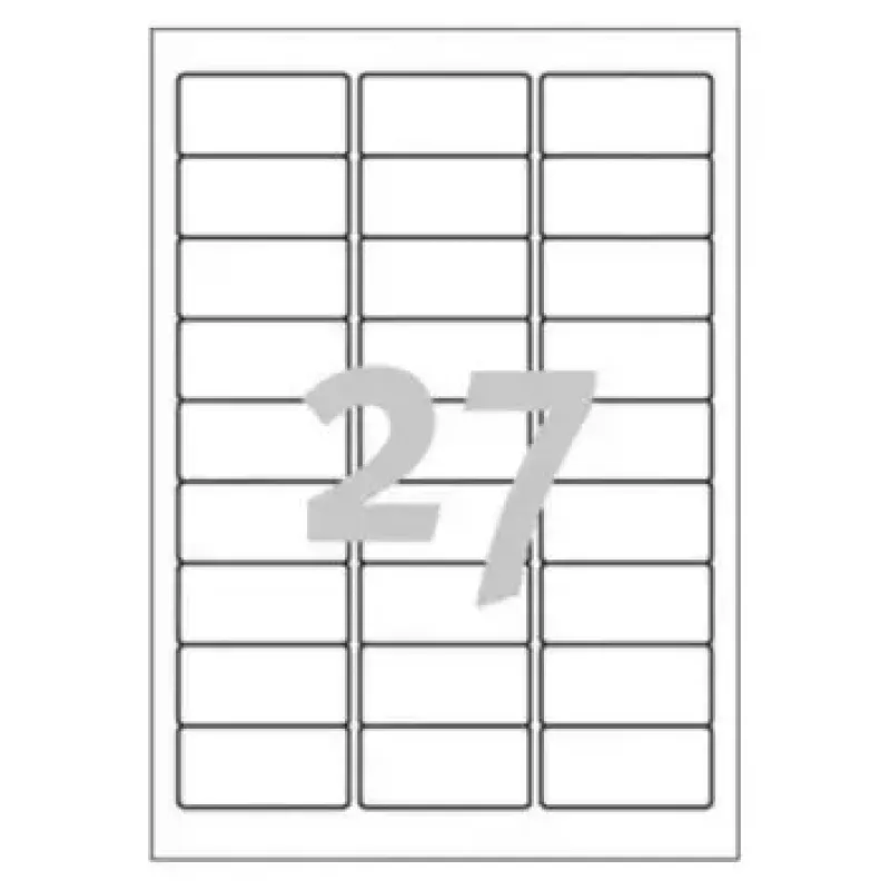 Printer Label Avery J4792-25 White