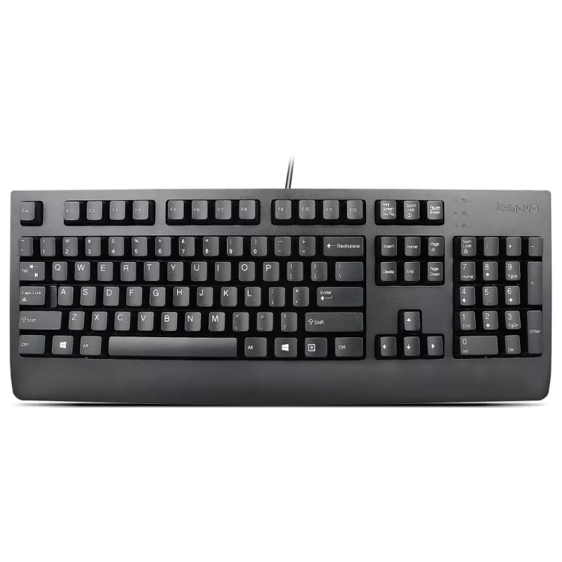 Lenovo Preferred Pro II keyboard Universal USB QWERTY Danish Black