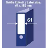Self-adhesive label Avery L4761-25 Rounded rectangle