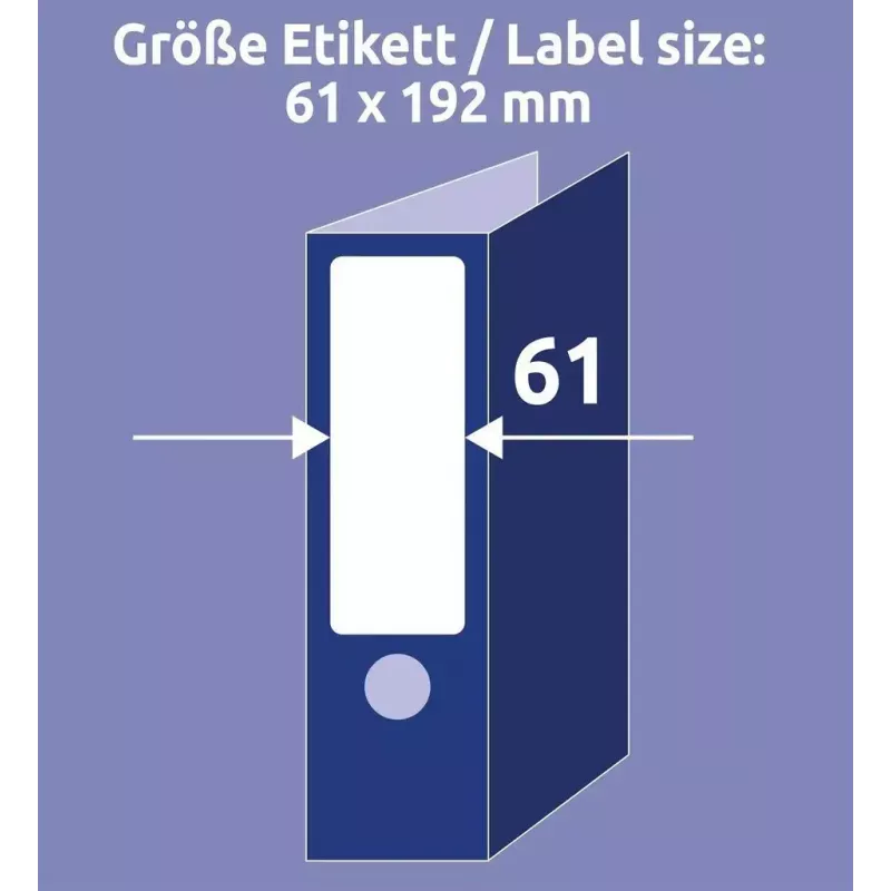 Self-adhesive label Avery L4761-25 Rounded rectangle